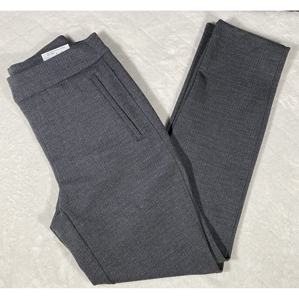 Women's XS Pull On Trousers Pants Straight Leg Career Slimming Business Casual